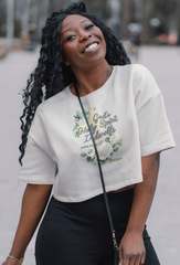 God's Holy Spirit Indwells BELLA+CANVAS® Women’s Crop Top Tee by MyCreed | John 14:16-17