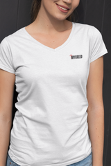 Christian Women’s V-Neck Tee Colossians 3:17 scripture design