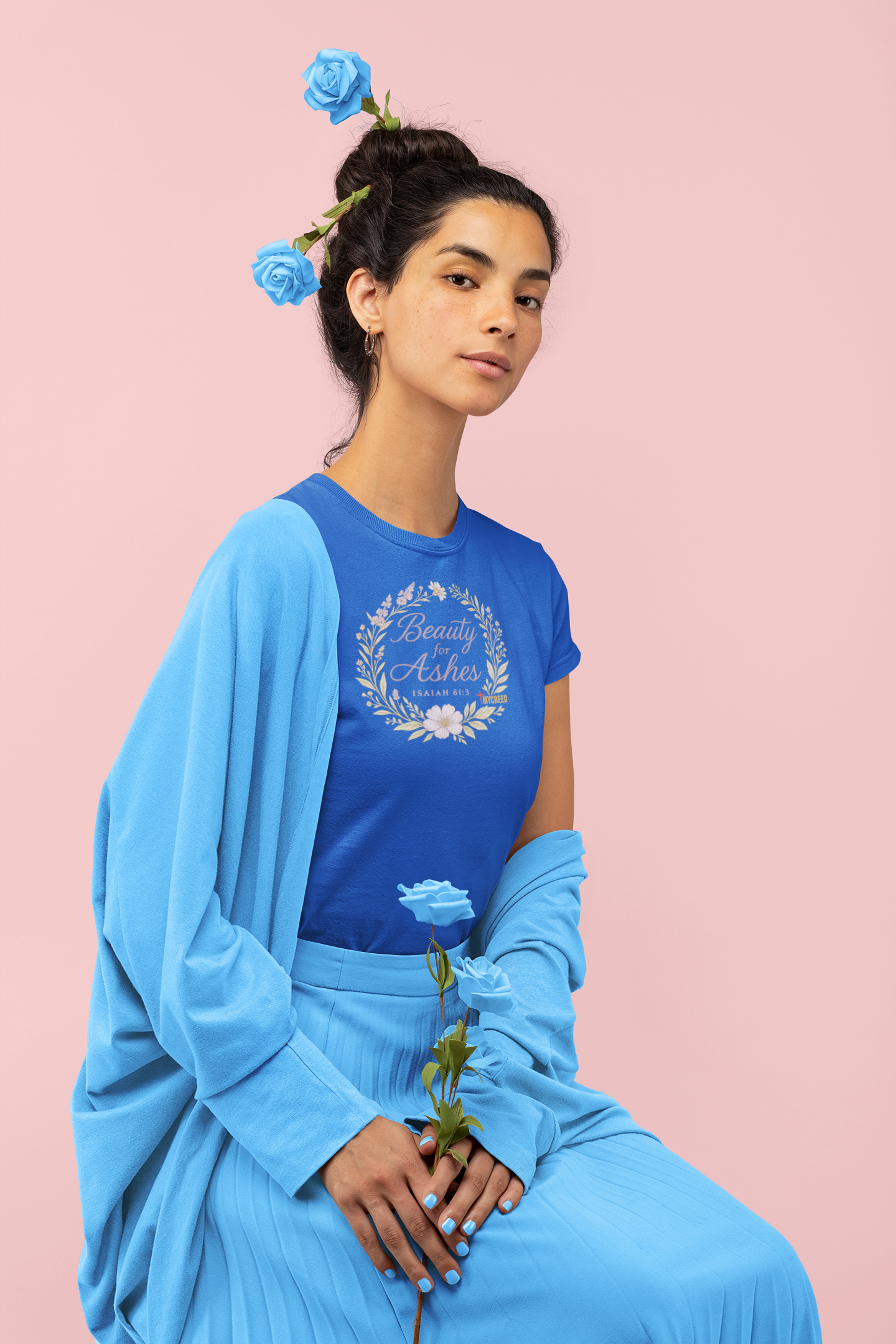 Beauty for Ashes Bella+Canvas® Women's T-Shirt by MyCreed - Isaiah 61:3