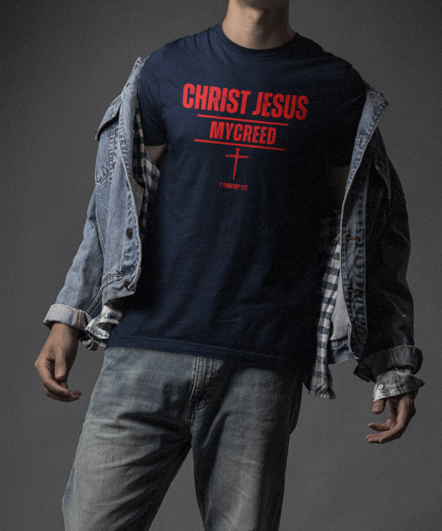 CHRIST JESUS | MYCREED Classic Men’s Christian T-Shirt | Bella+Canvas® 3001