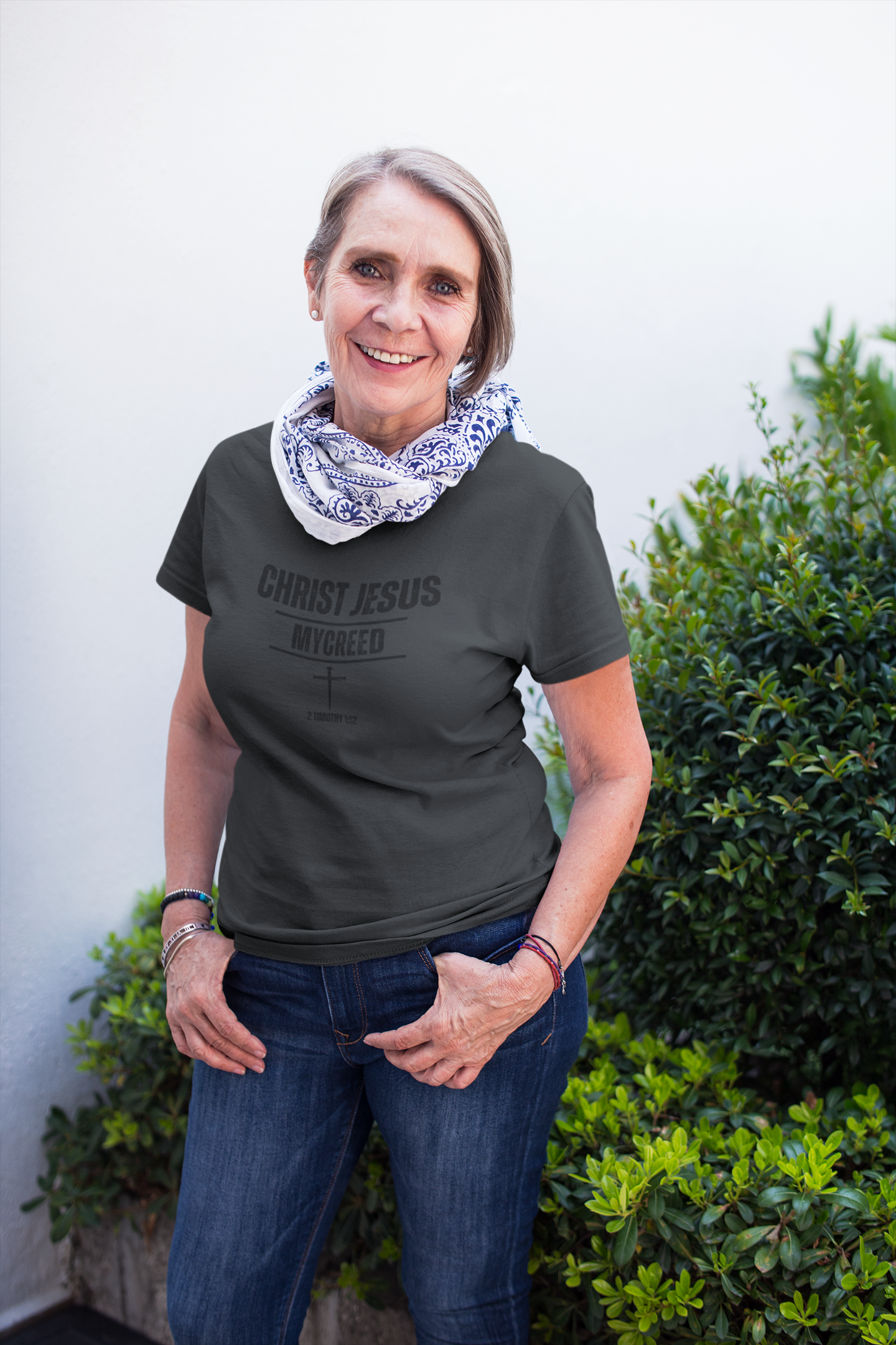 CHRIST JESUS MYCREED Women’s Fitted Christian T-Shirt | Next Level Apparel® NL3900
