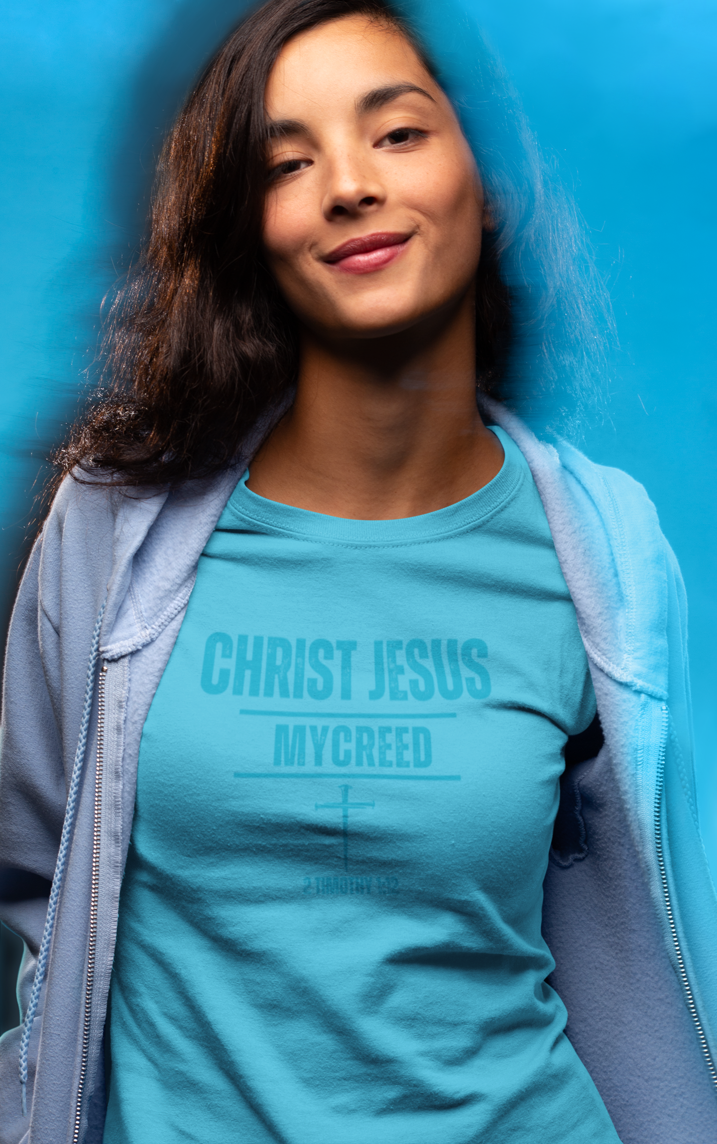 CHRIST JESUS MYCREED Women’s Fitted Christian T-Shirt | Next Level Apparel® NL3900