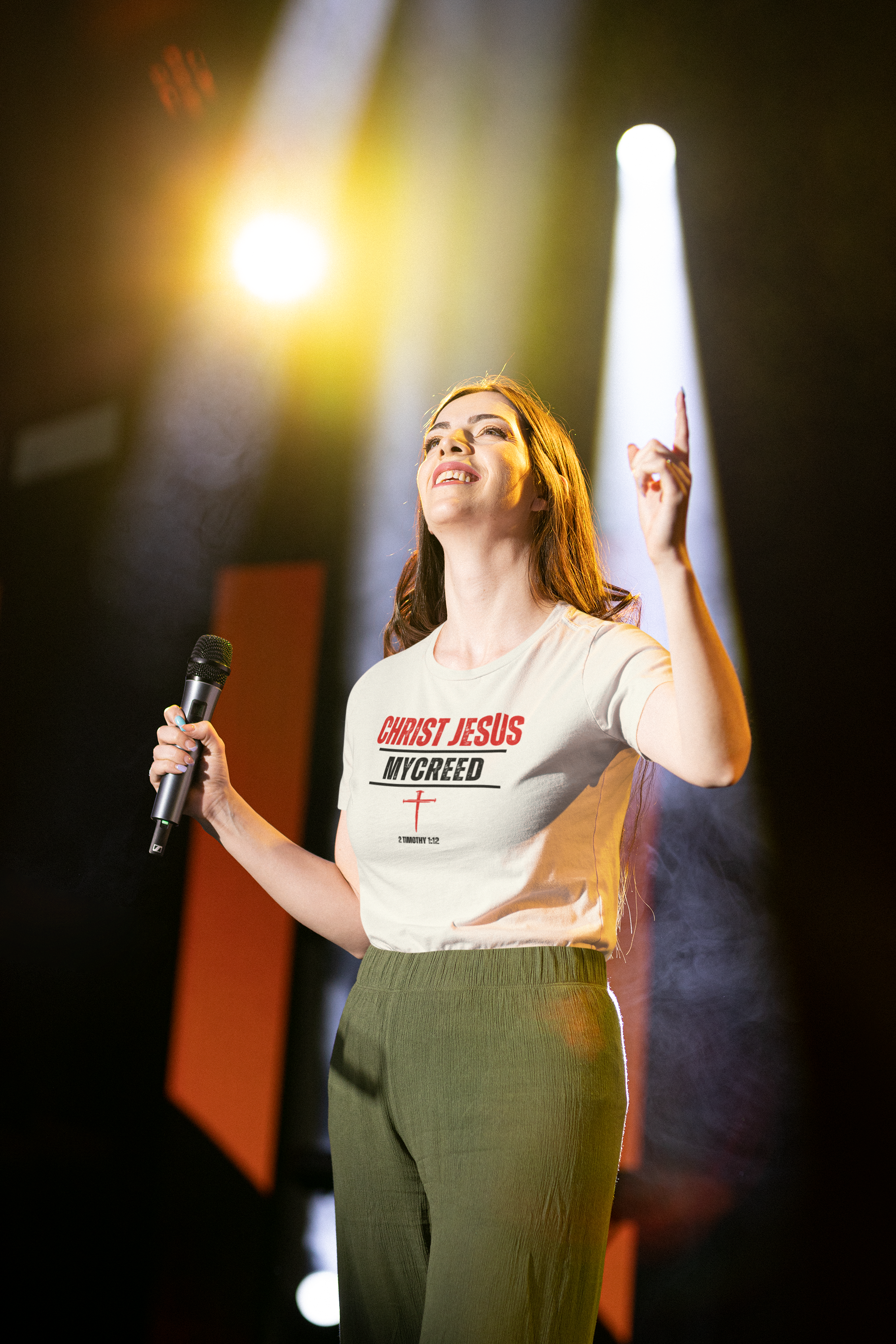 CHRIST JESUS MYCREED Women’s Fitted Christian T-Shirt | Next Level Apparel® NL3900