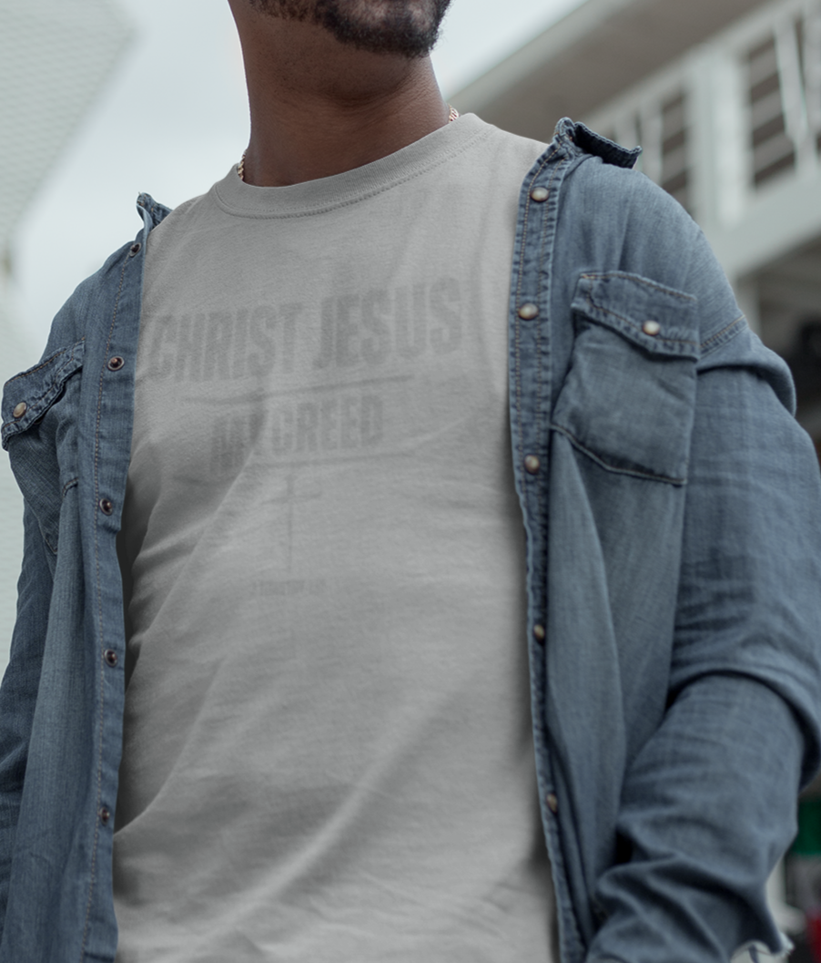 CHRIST JESUS MYCREED (Subtle) Men’s Christian T-Shirt | Bella+Canvas® Tee