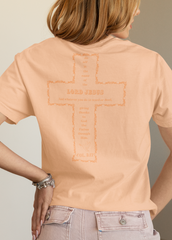 Christian Women’s V-Neck Tee Colossians 3:17 scripture design