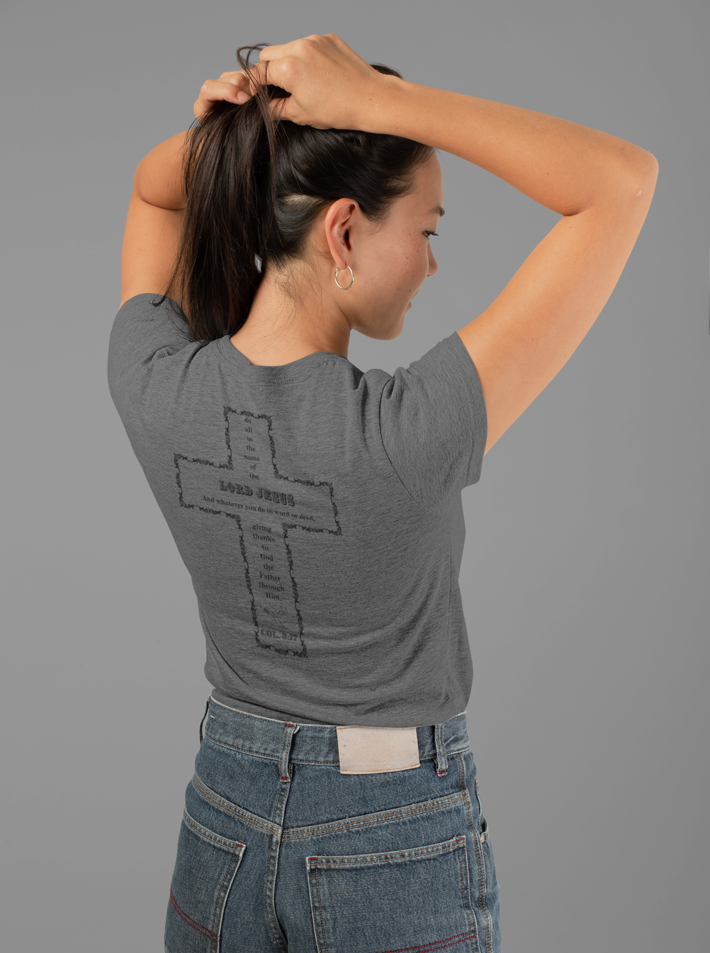 Colossians 3:17 District® Women's V-Neck Tee by MyCreed (Copy)