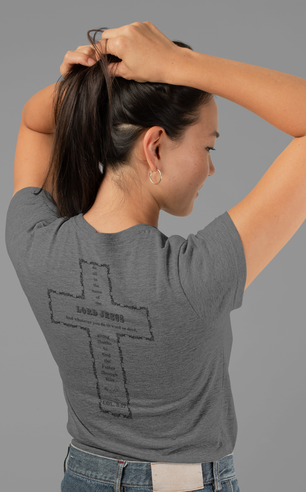 Colossians 3:17 District® Women's V-Neck Tee by MyCreed (Copy)