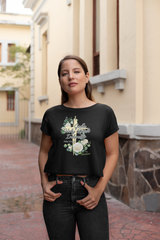 God's Holy Spirit Indwells BELLA+CANVAS® Women’s Crop Top Tee by MyCreed | John 14:16-17