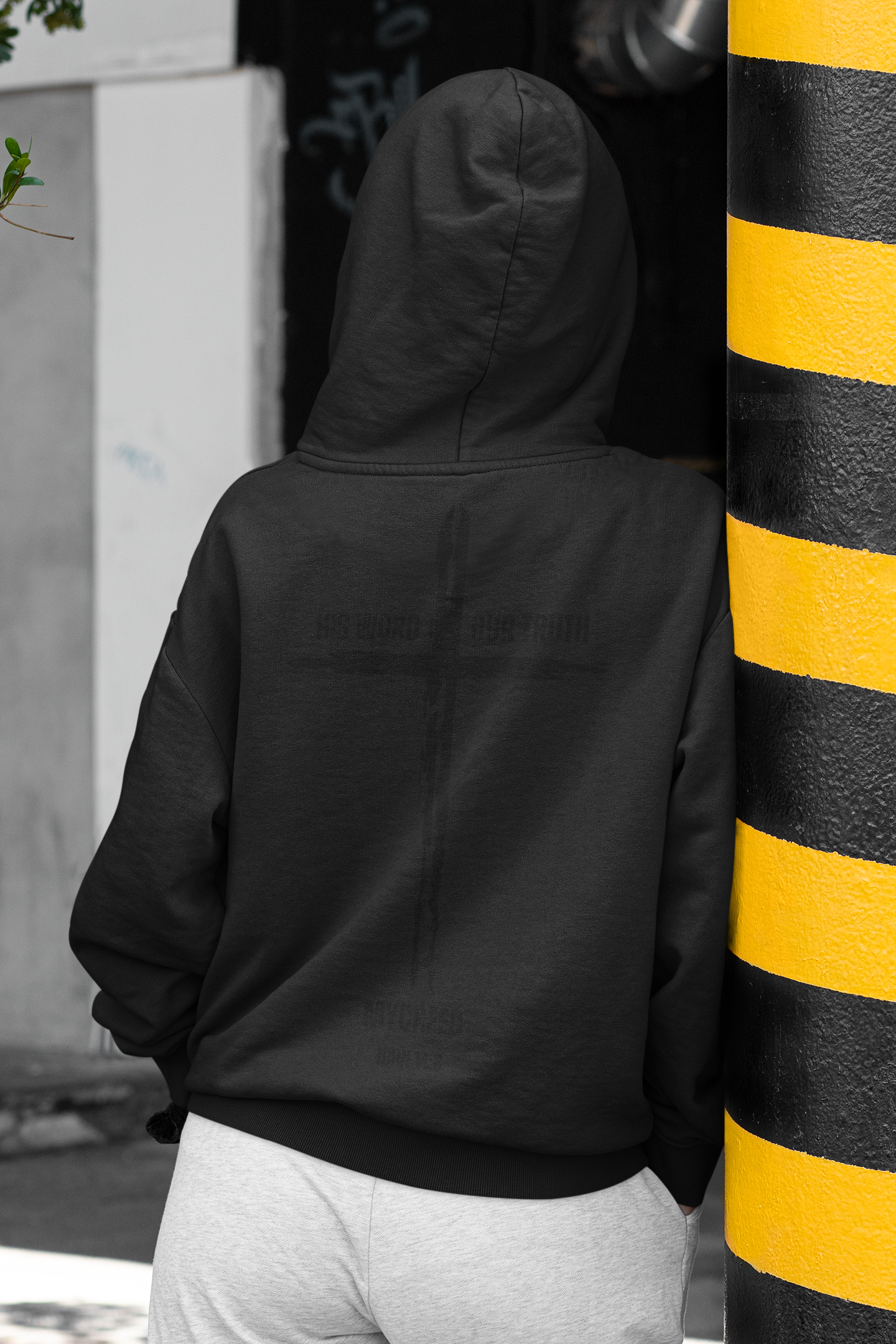 His Word, Our Truth BELLA+CANVAS® 3512 Unisex Jersey Long Sleeve Hoodie by MyCreed | John 14:6