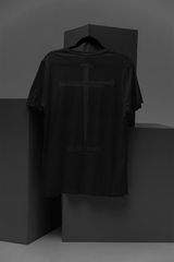HIS CROSS – Subtle – Men’s Christian T-Shirt (Back Print) – Galatians 6:14 | MyCreed Next Level® 6210