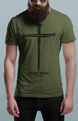 HIS CROSS MYCREED Men’s Christian T-Shirt – Galatians 6:14 | Bella+Canvas® Tee