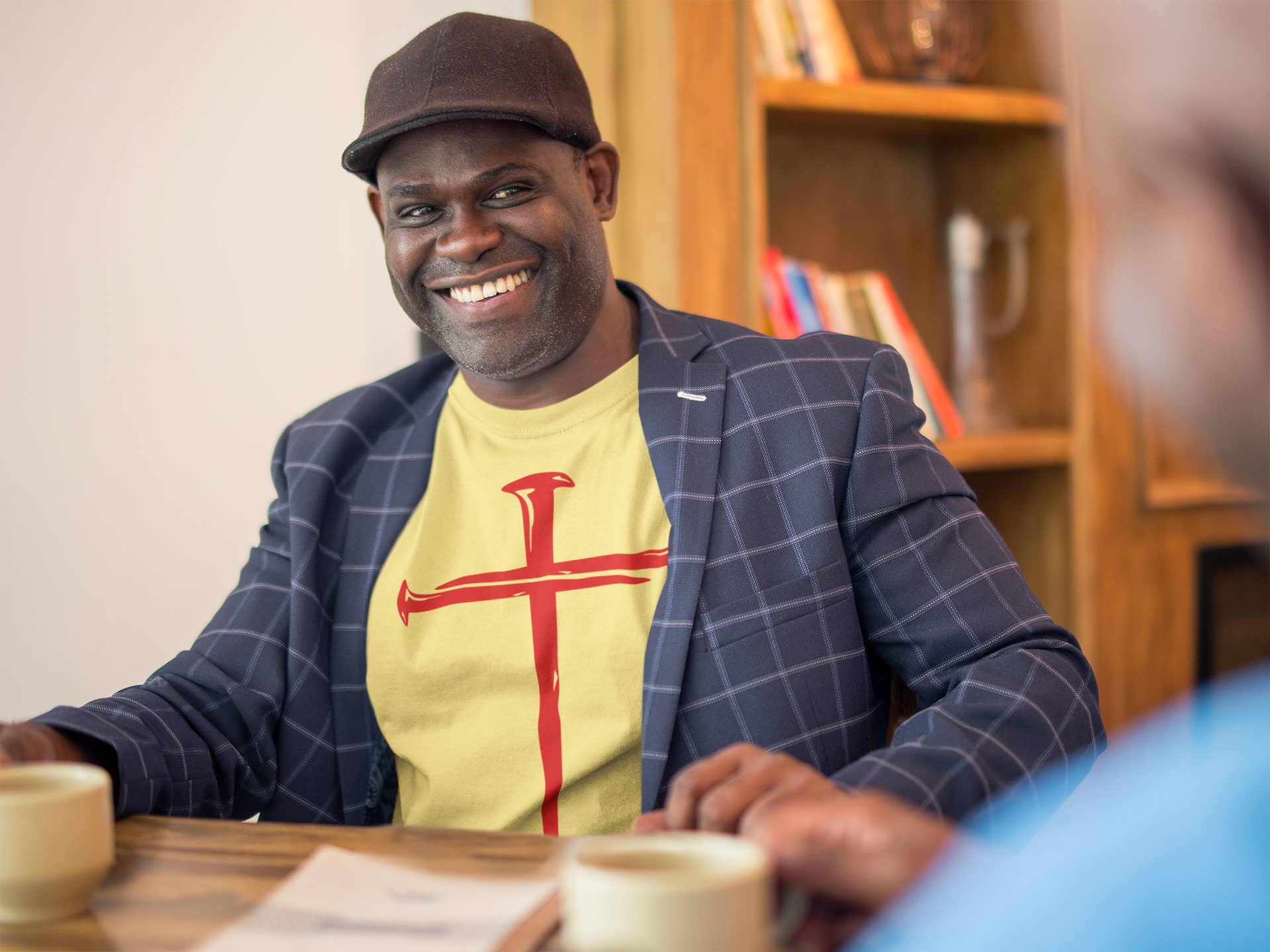 HIS CROSS MYCREED Men’s Christian T-Shirt – Galatians 6:14 | Bella+Canvas® Tee