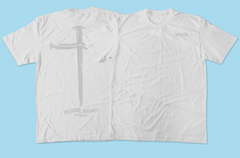 HIS CROSS – Subtle – Men’s Christian T-Shirt (Back Print) – Galatians 6:14 | MyCreed Next Level® 6210