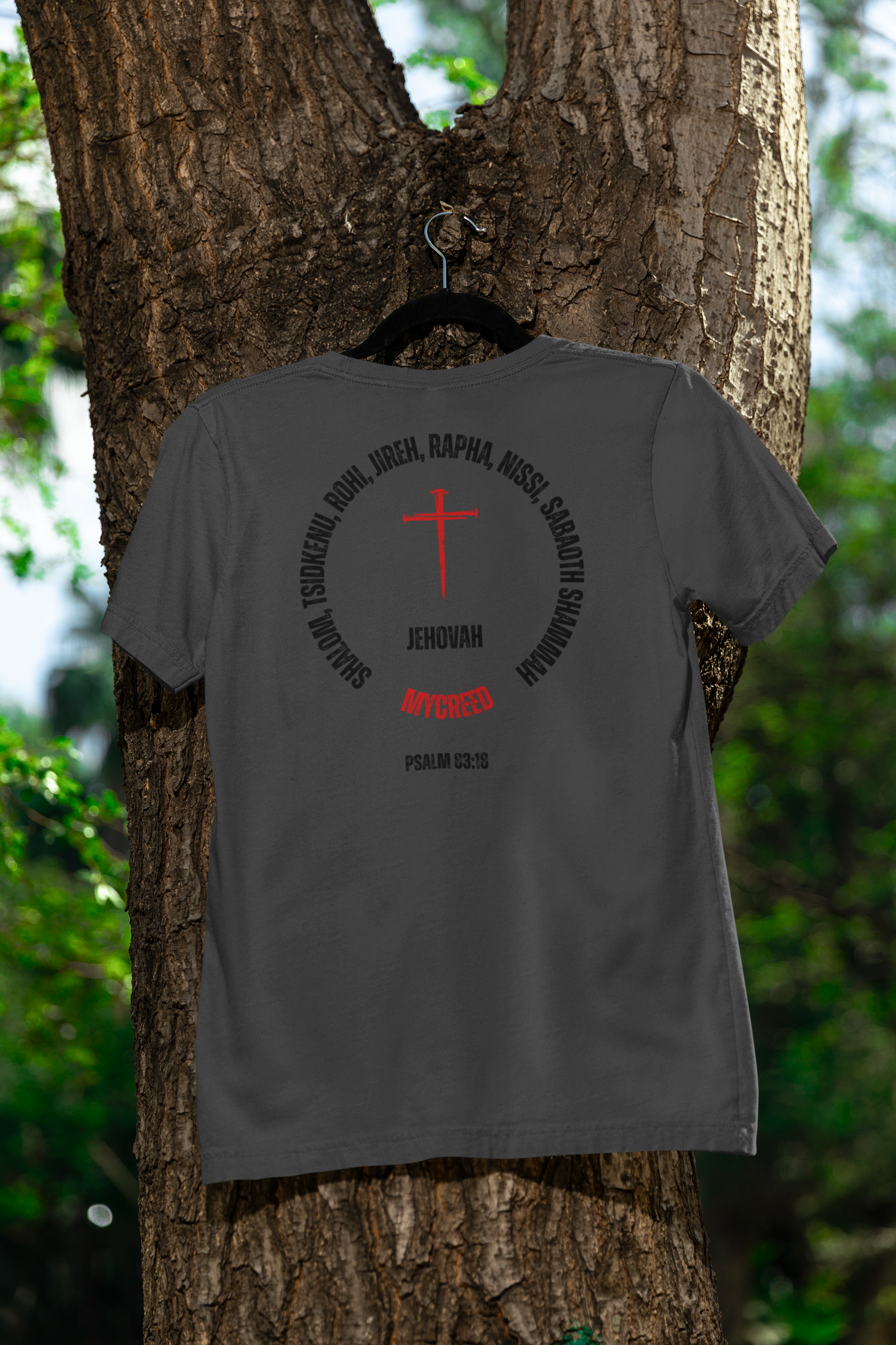 Jehovah's Names Bella+Canvas® Christian T-Shirt – Psalm 83:18 | MyCreed