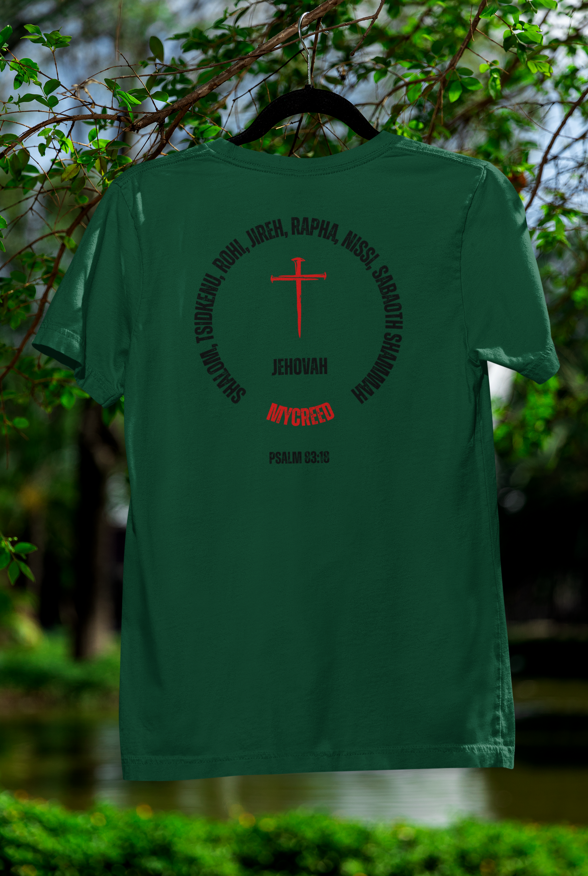 Jehovah's Names Bella+Canvas® Christian T-Shirt – Psalm 83:18 | MyCreed