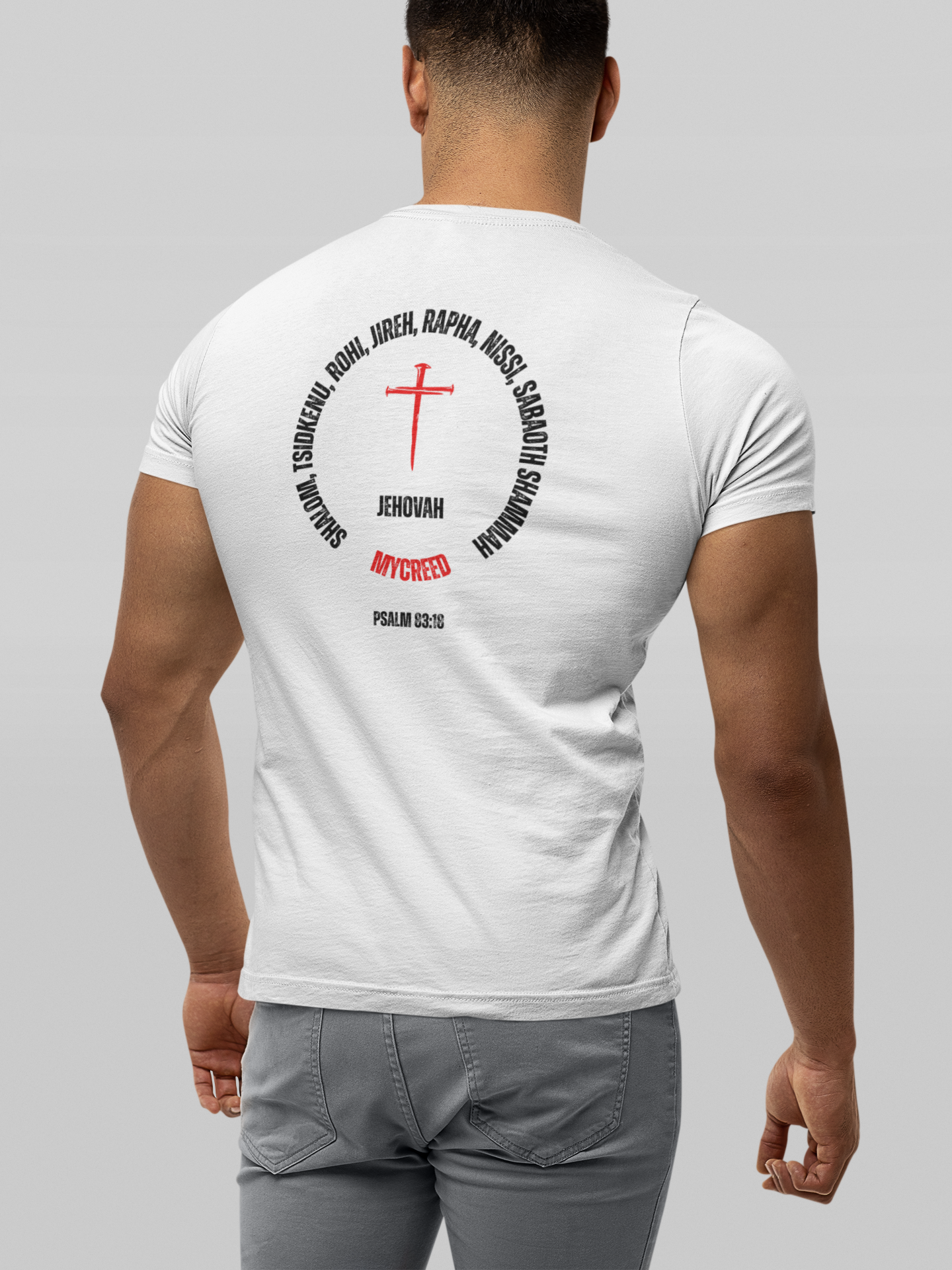 Jehovah's Names Bella+Canvas® Christian T-Shirt – Psalm 83:18 | MyCreed
