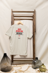Kneel Before Him Psalm 95:6 Christian back-print men’s tee by MyCreed