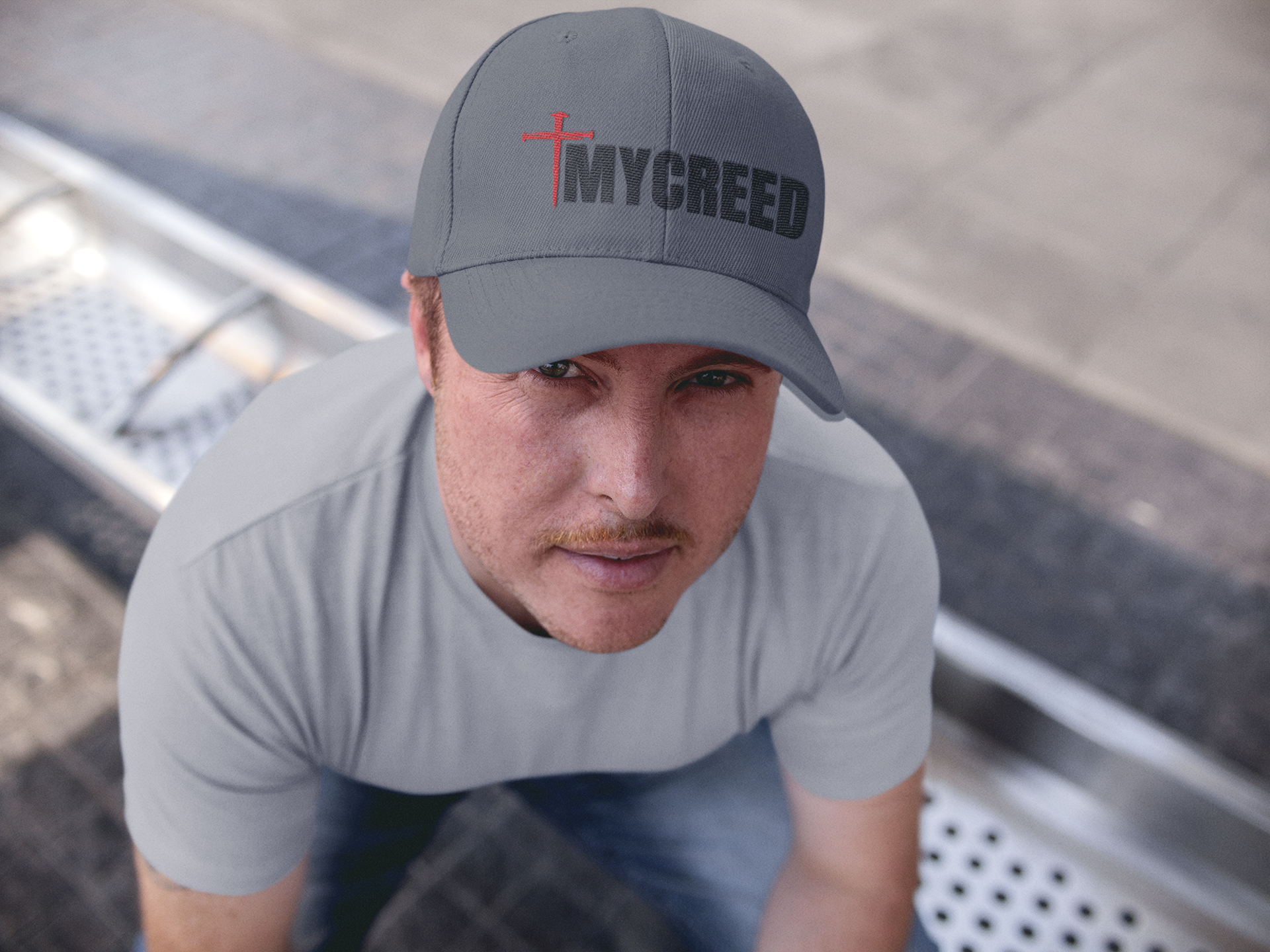 Carry My Cross TravisMathew® Christian Baseball Hat by MyCreed | Luke 9:23