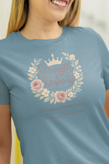 Strength & Dignity Bella+Canvas® Women's T-Shirt by MyCreed - Proverbs 31:25