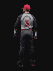 Team Holy Triune BELLA+CANVAS® 3200 Unisex 3/4-Sleeve Baseball Tee | Matt. 28:16