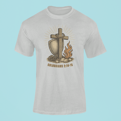 The Calvary Triumph Tee By MyCreed | Colossians 2:14-15 | BELLA+CANVAS 3001