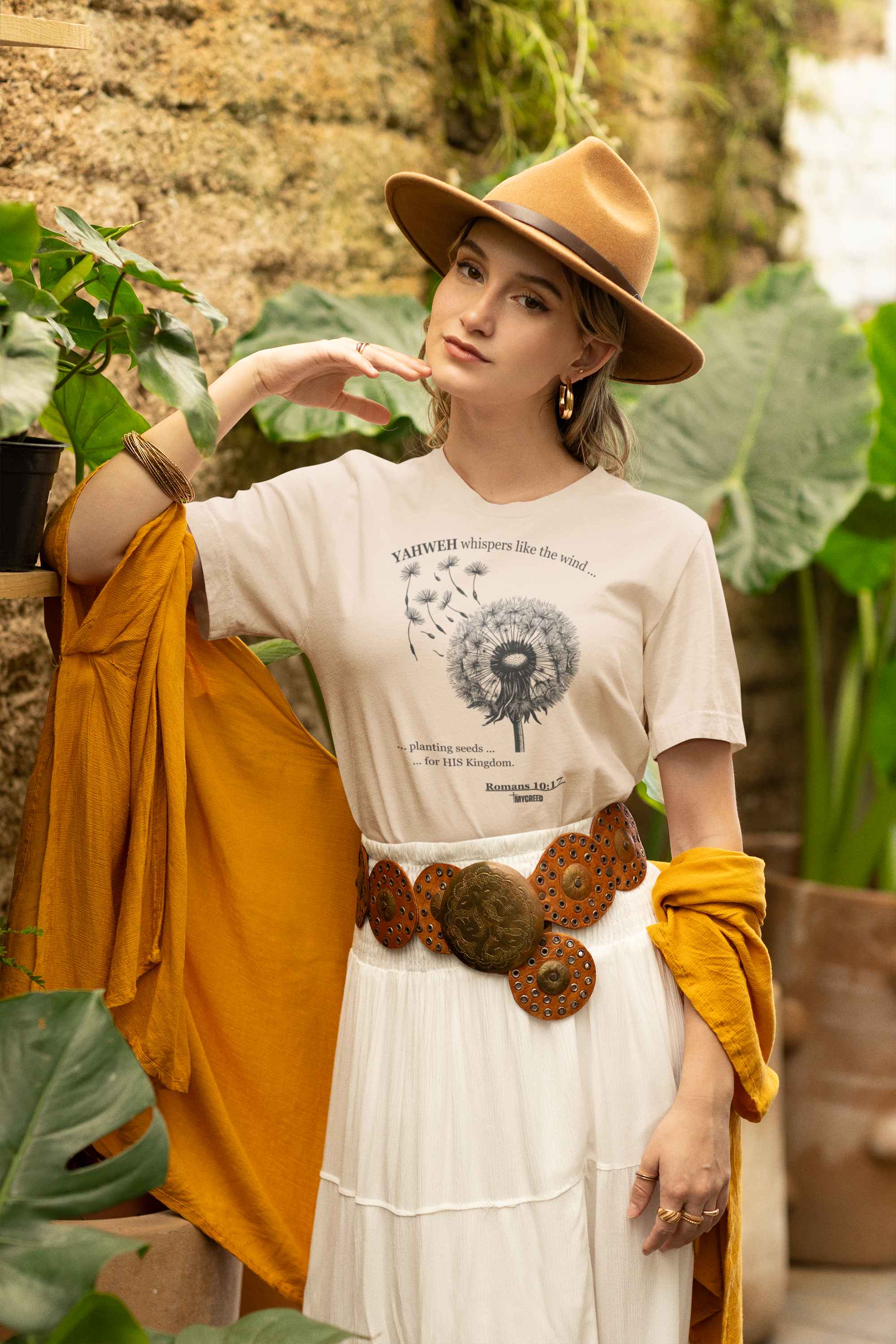 YAHWEH Whispers Comfort Colors® Women’s Tee by MyCreed | Romans 10:17