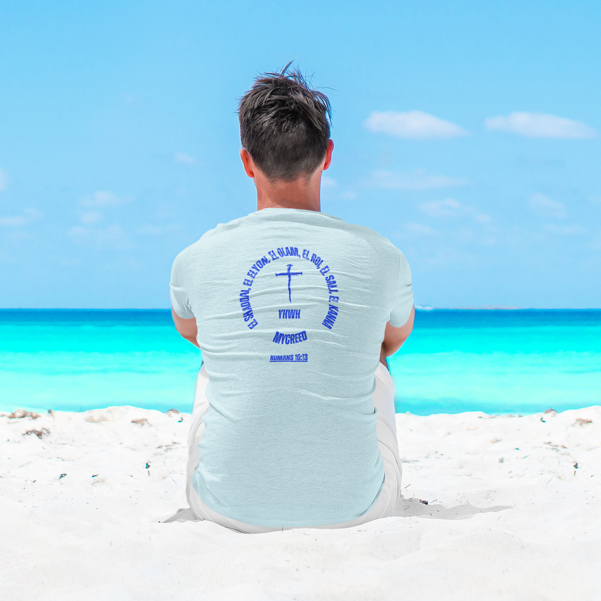 YHWH's Names Next Level Apparel® Mens T-Shirt by MyCreed – Romans 10:13