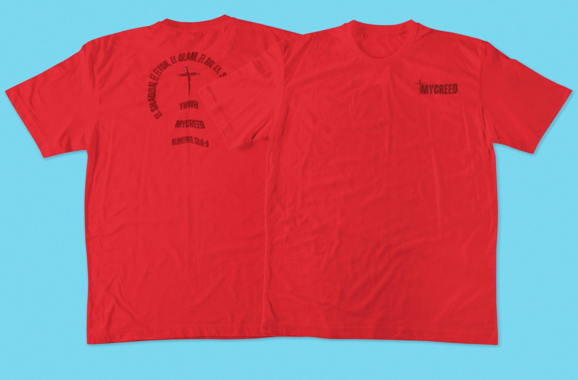 YHWH's Names Next Level Apparel® Mens T-Shirt by MyCreed – Romans 10:13
