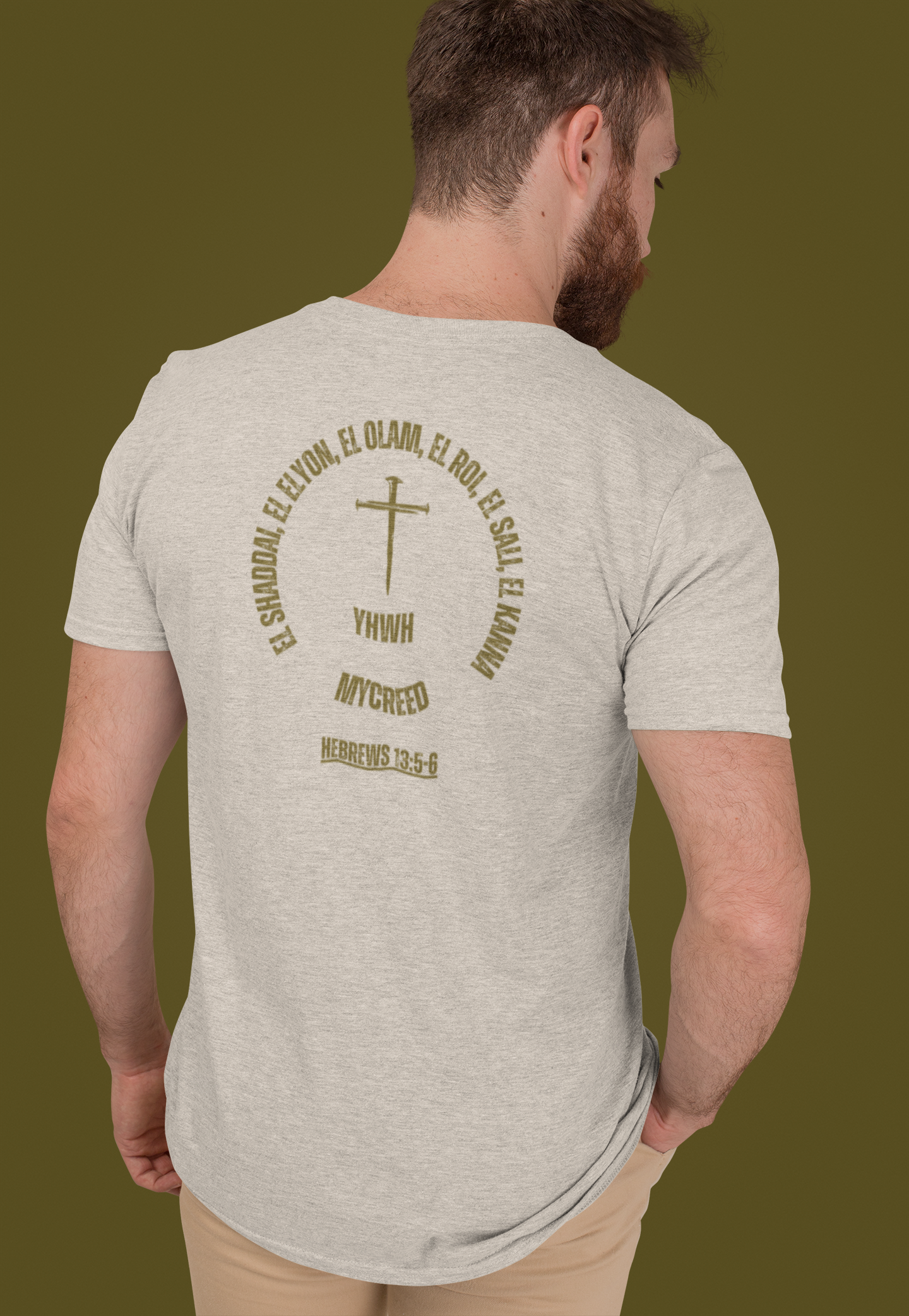 YHWH's Names Next Level Apparel® Mens T-Shirt by MyCreed – Romans 10:13