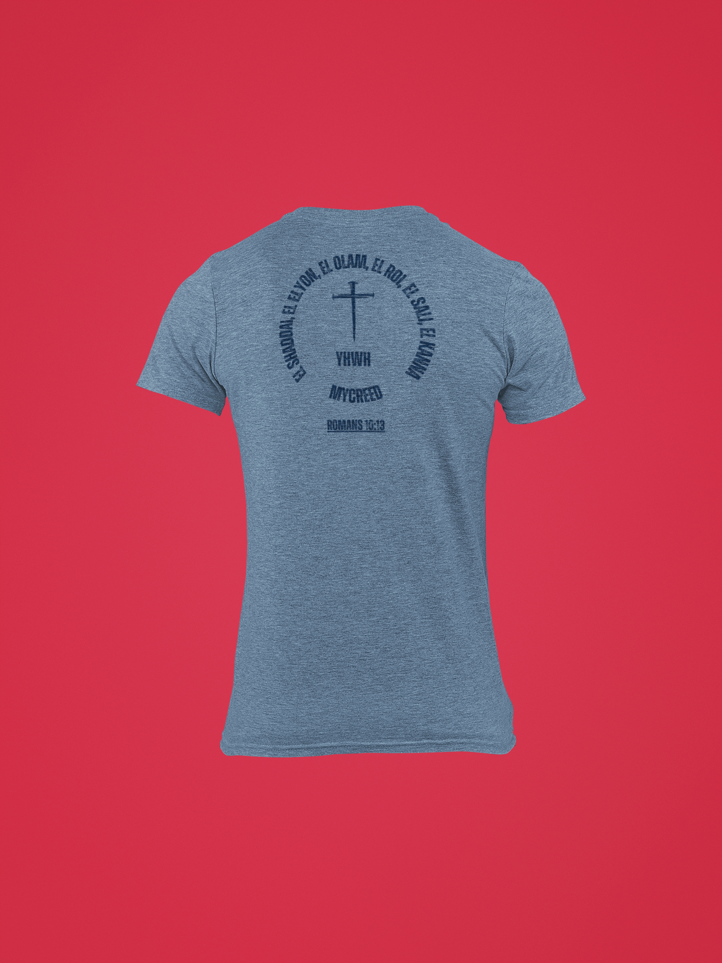 YHWH's Names Next Level Apparel® Mens T-Shirt by MyCreed – Romans 10:13