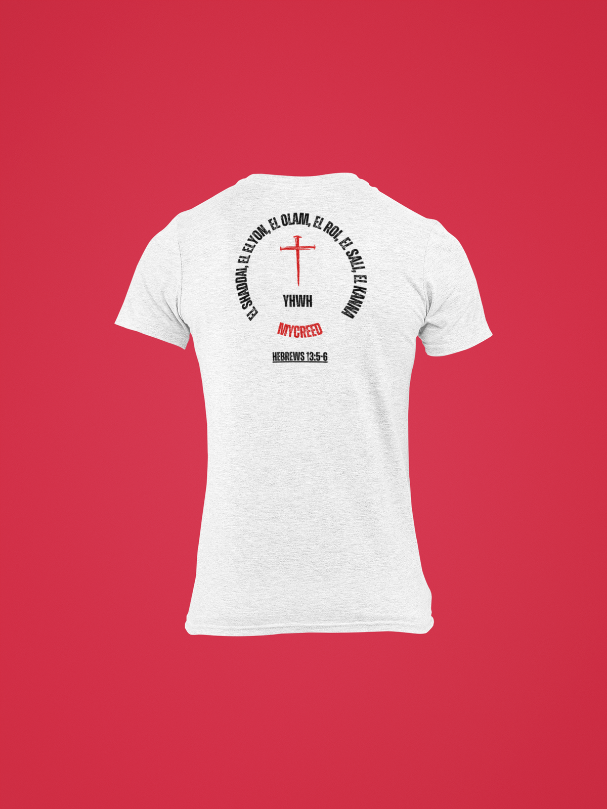 YHWH's Names Next Level Apparel® Mens T-Shirt by MyCreed – Romans 10:13