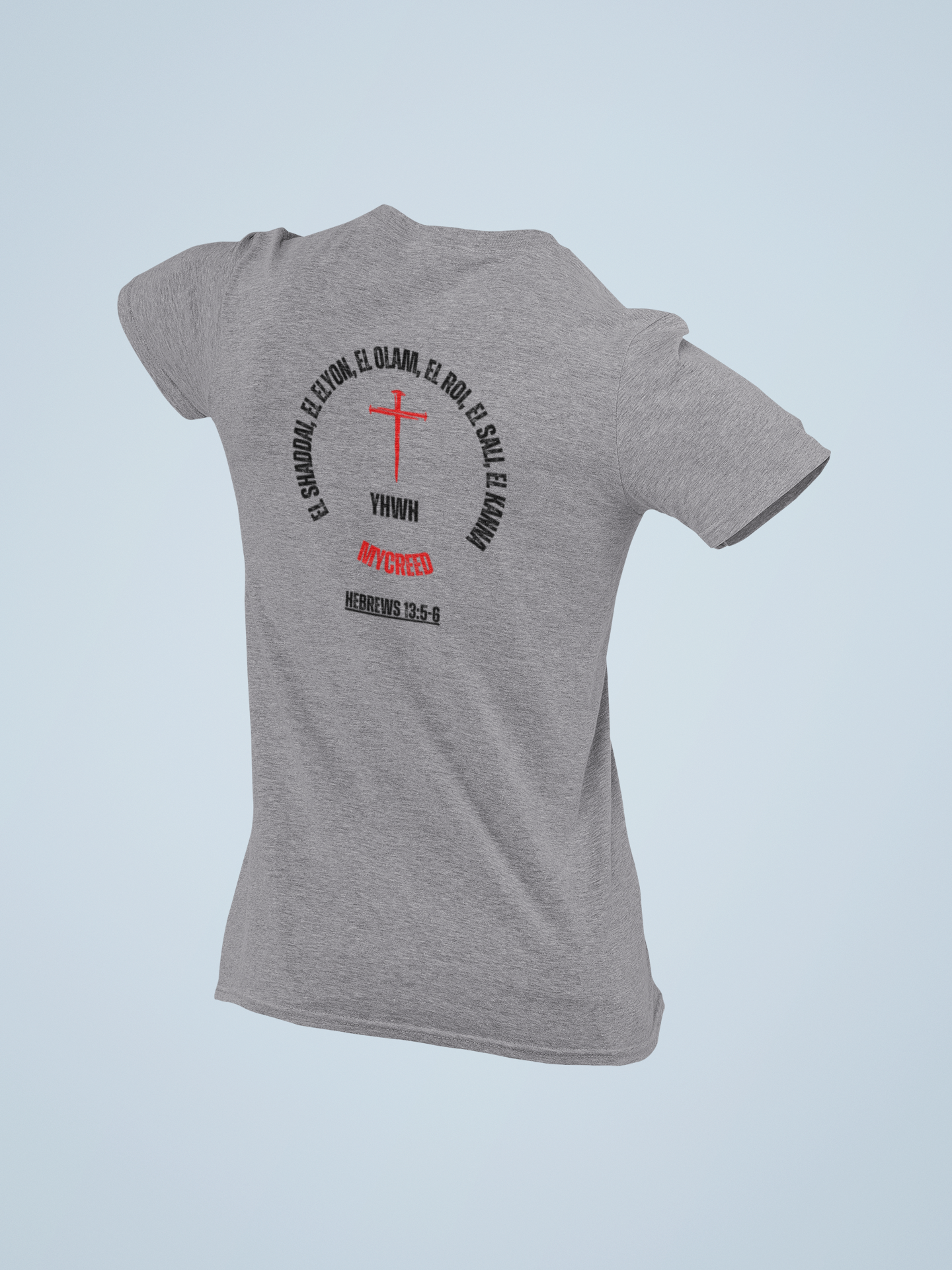YHWH's Names Next Level Apparel® Mens T-Shirt by MyCreed – Romans 10:13