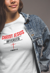 CHRIST JESUS MYCREED Women’s Fitted Christian T-Shirt | Next Level Apparel® NL3900