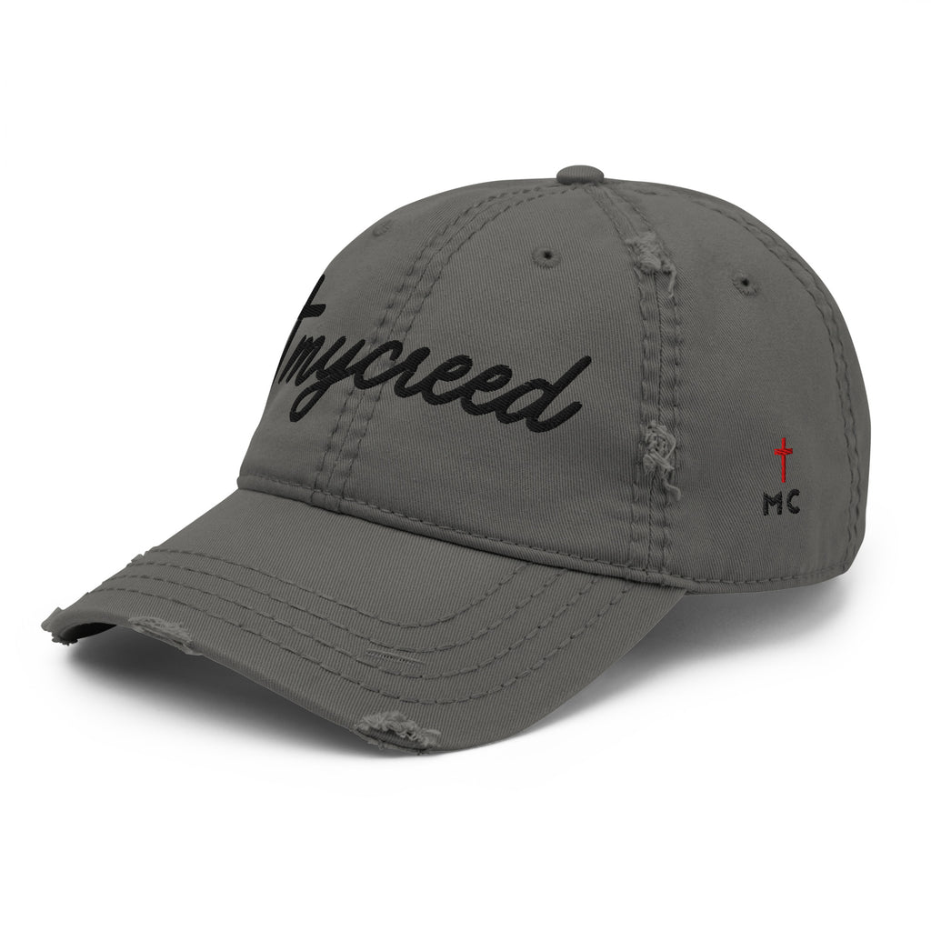 Adjustable strap back of MyCreed dad hat