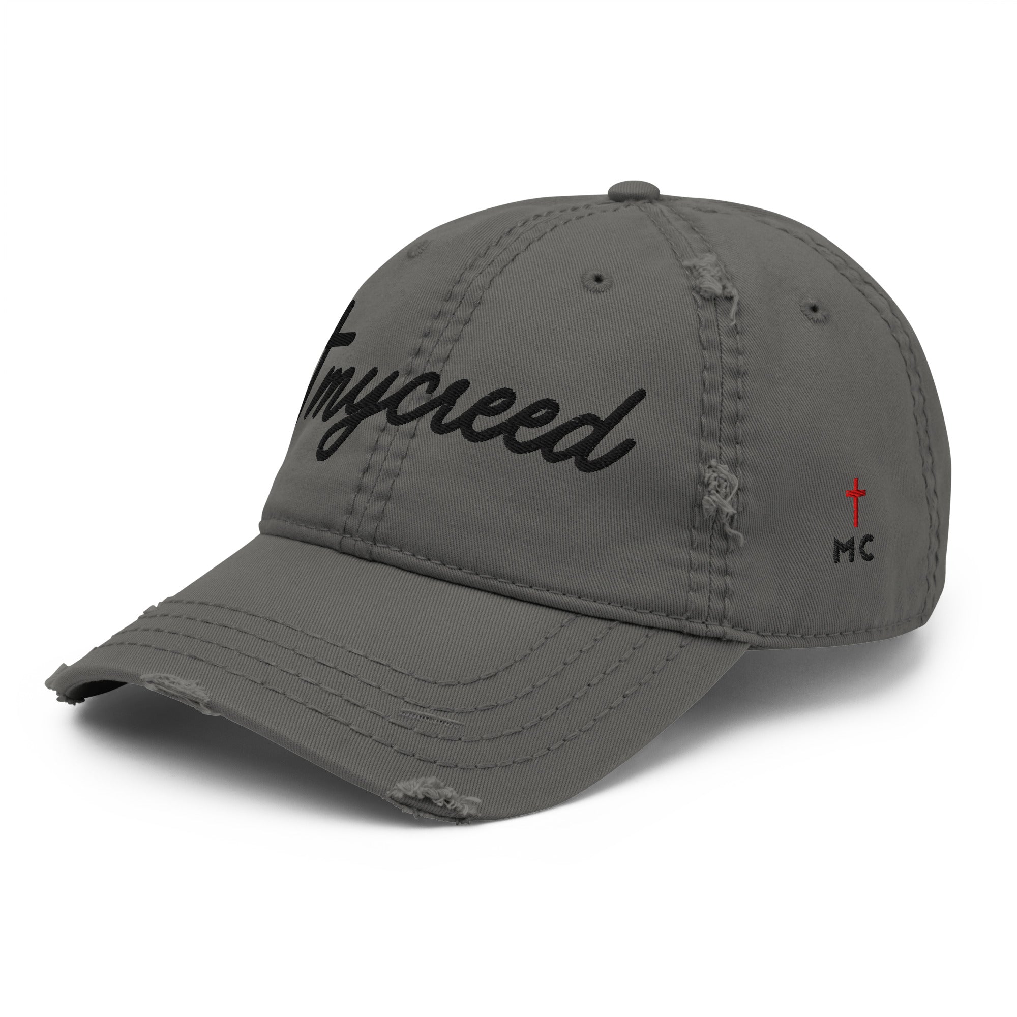 Adjustable strap back of MyCreed dad hat