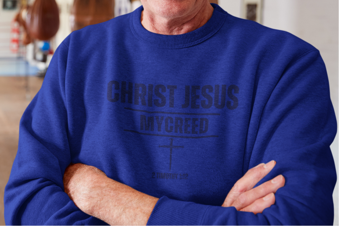 CHRIST JESUS MYCREED Stanley/Stella SXU029 Organic Cotton Sweatshirt BY MyCreed – 2 Timothy 1:12