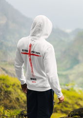His Word, Our Truth BELLA+CANVAS® 3512 Unisex Jersey Long Sleeve Hoodie by MyCreed | John 14:6