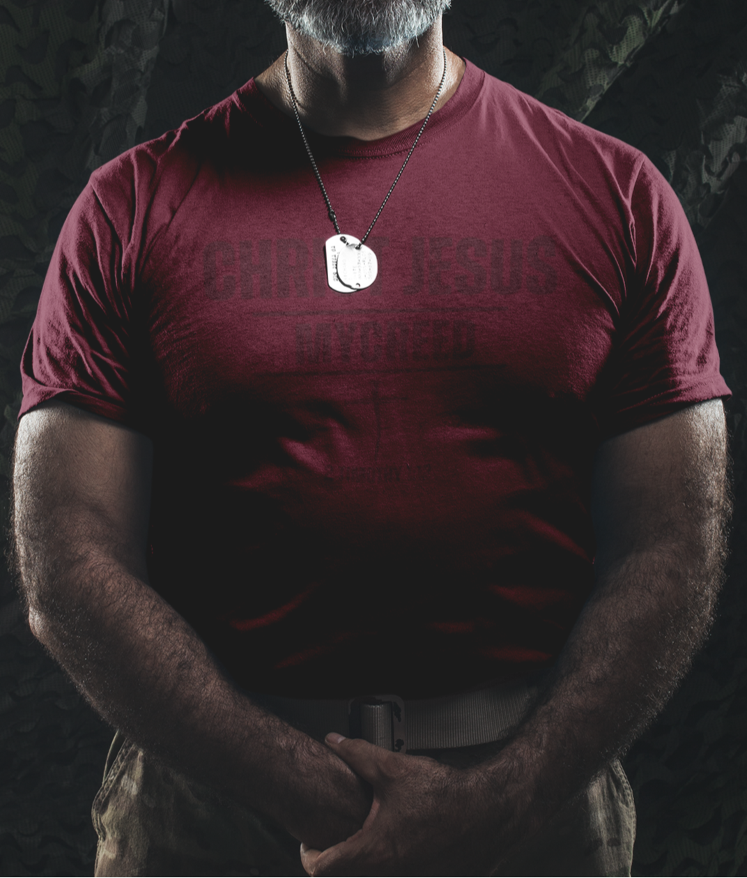 CHRIST JESUS MYCREED (Subtle) Men’s Christian T-Shirt | Bella+Canvas® Tee