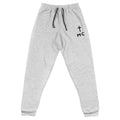 MyCreed™ minimalist logo embroidered joggers front view
