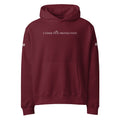 Maroon unisex hoodie front view featuring “Under His Protection” scripture text across chest, by MyCreed™