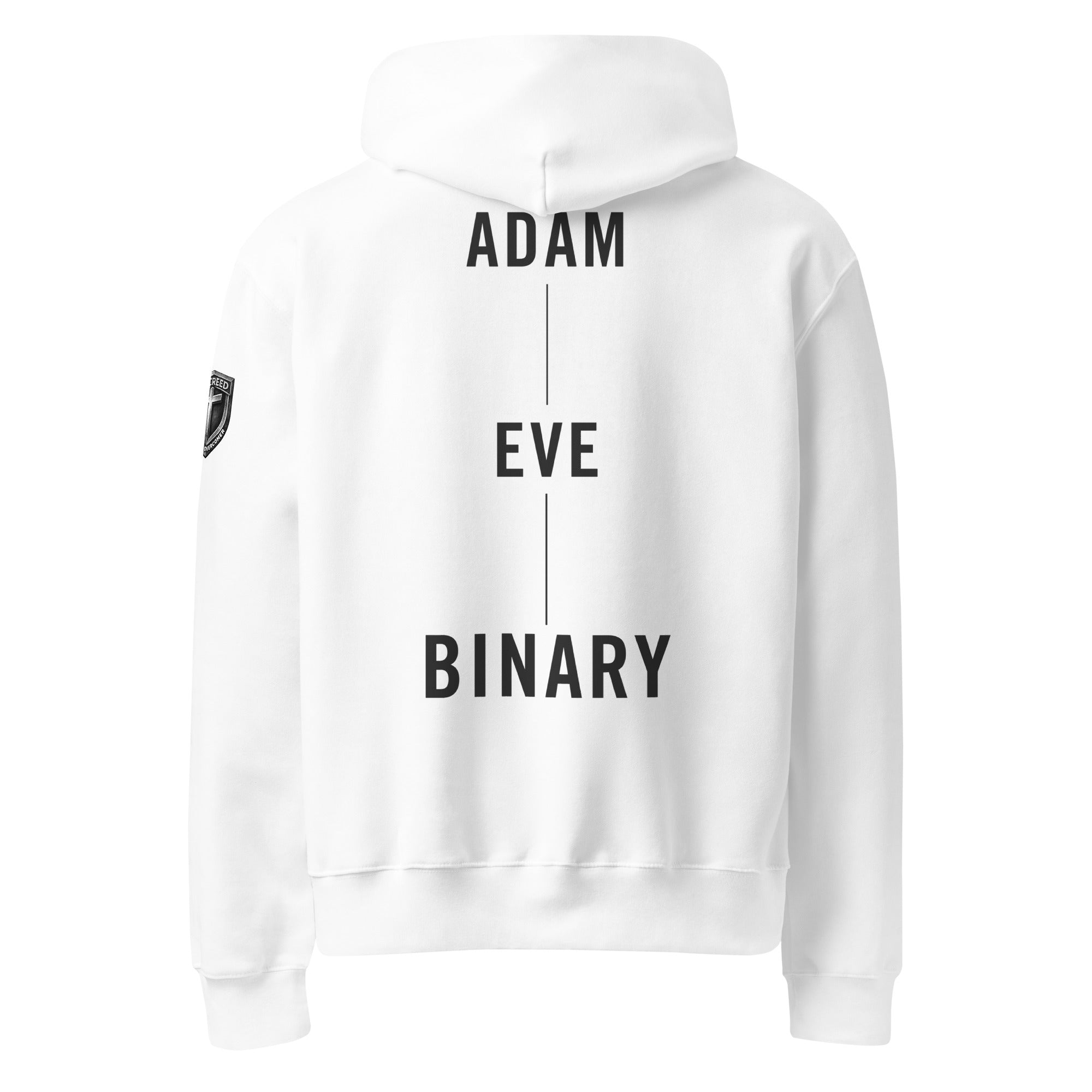 Binary By Creation statement graphic affirming biblical creation by MyCreed™