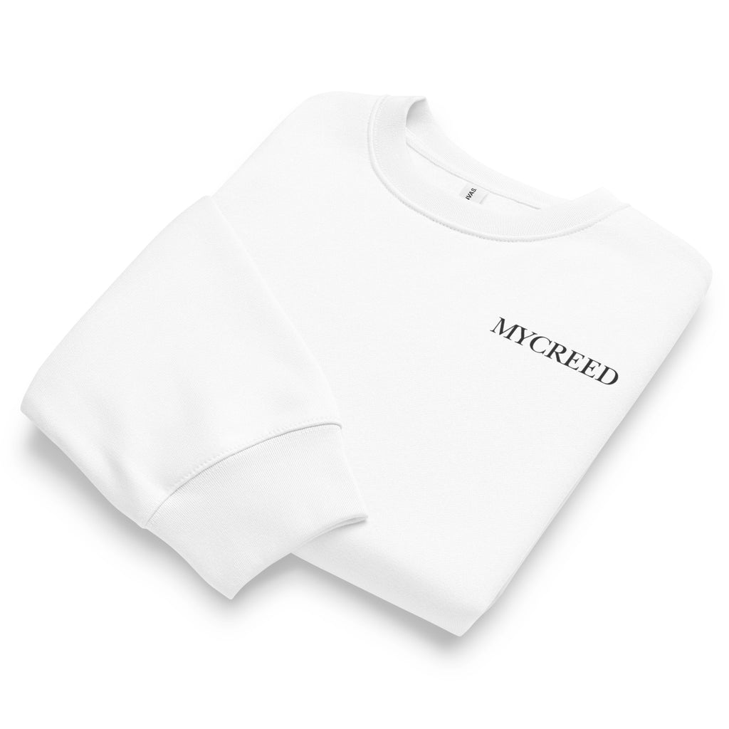 Calm and confident Christian design reflecting creation, purpose, and identity by MyCreed™