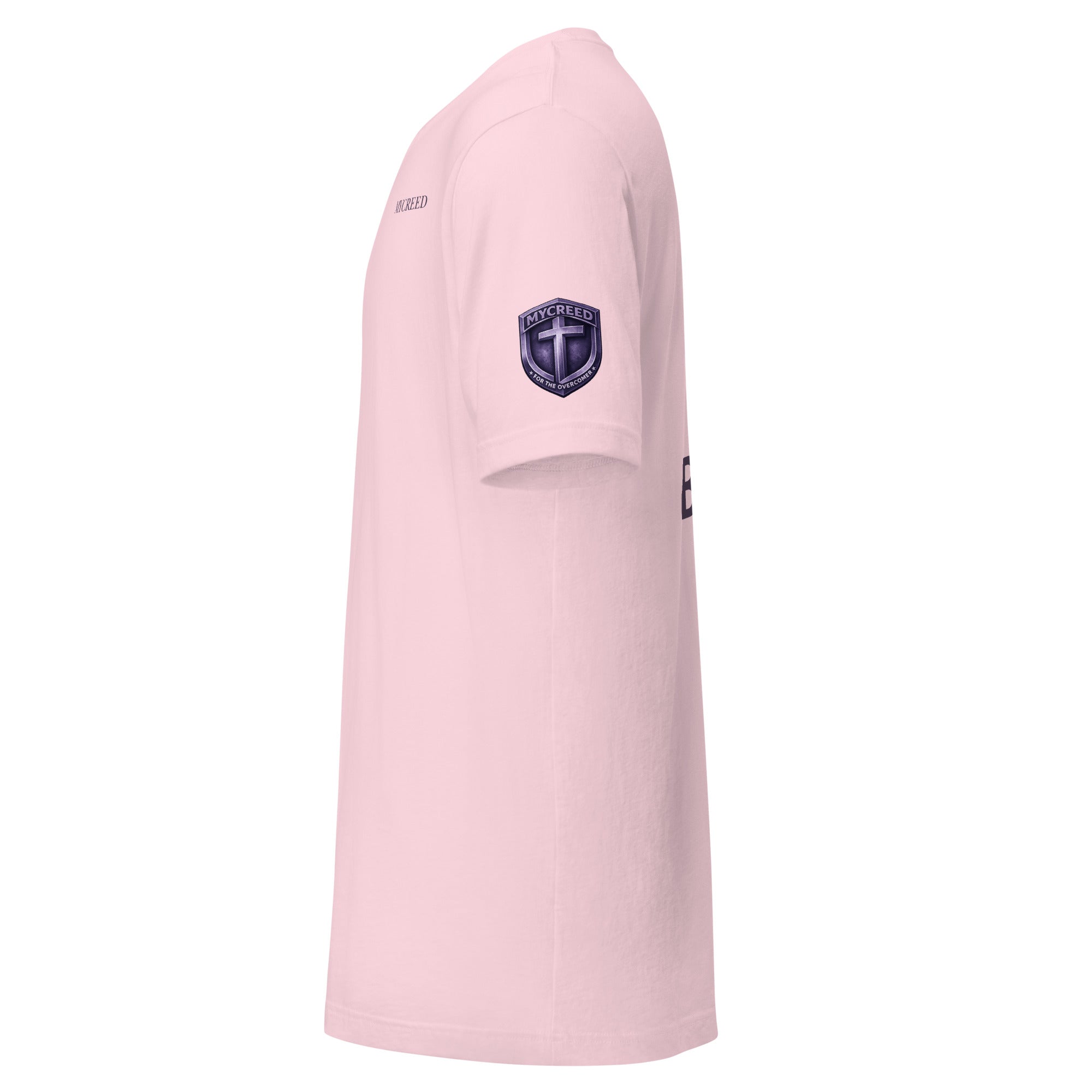 Binary By Creation Tee sleeve detail in soft pink by MyCreed™