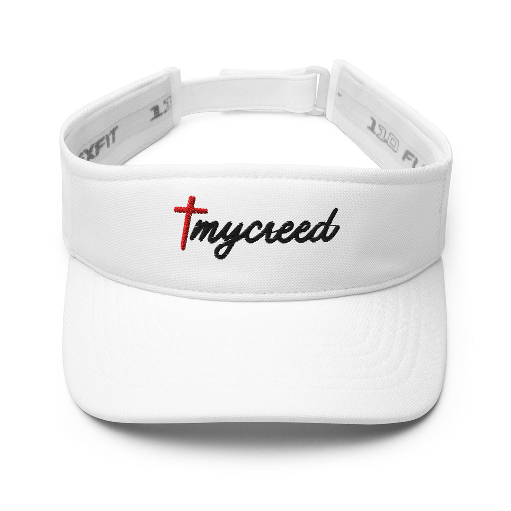 The MyCreed Visor featuring embroidered logo on front